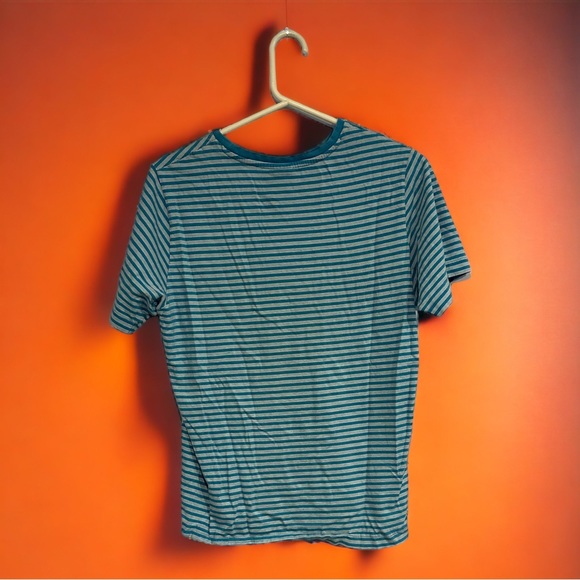 Polo Ralph Lauren Striped Tee - Classic Blue - Gently Used Authentic - Picture 2 of 3